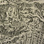 veduta cartografica Duperac Lafrery 1566